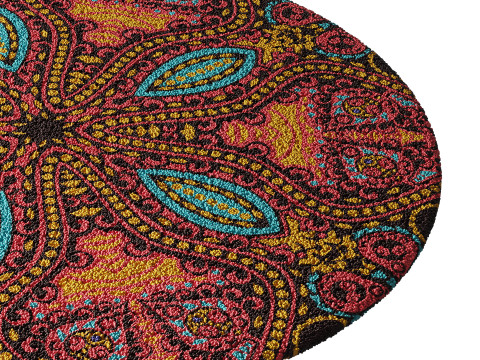 Round carpet 22 Modello 3D