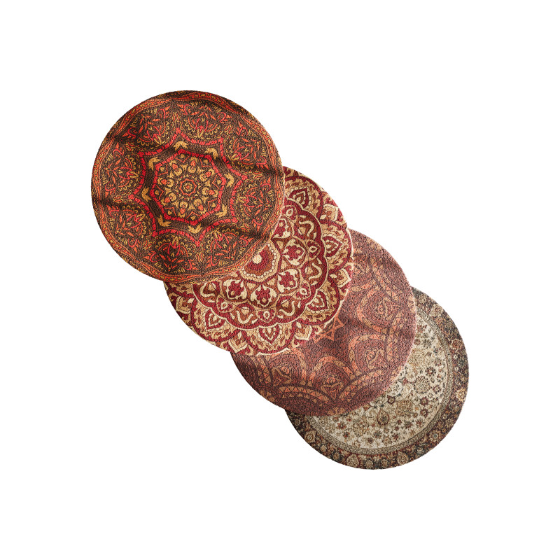 Round carpet 23 3D Model .c4d .max .obj .3ds .fbx .stl .blend 