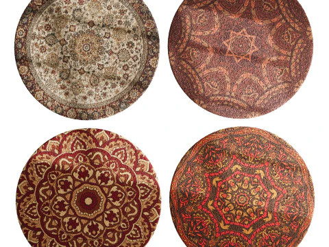 Yuvarlak halı 23 3D Model