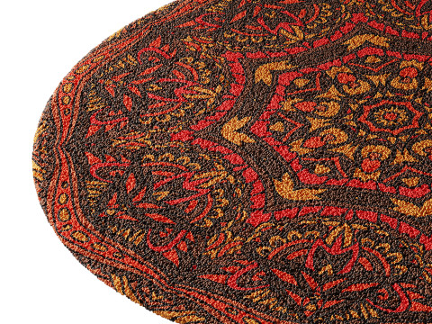 Round carpet 23 3D Model