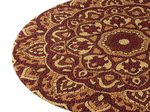 Round carpet 23 3D Model