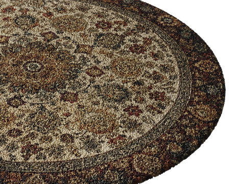 Round carpet 23 3D Model