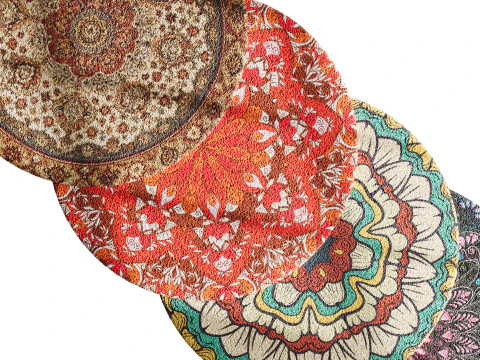 Round carpet 24 3D Model