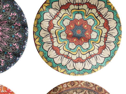 Round carpet 24 3D Модель
