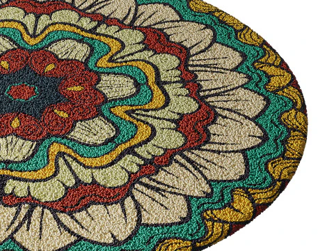 Round carpet 24 3D Model
