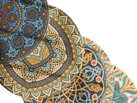 Round carpet 25 3D-Modell