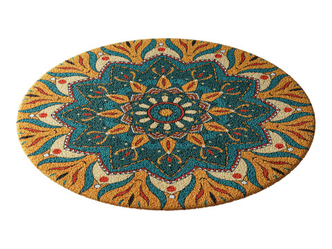 Round carpet 25 3D-Modell