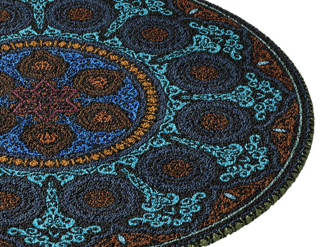 Round carpet 25 3D Model