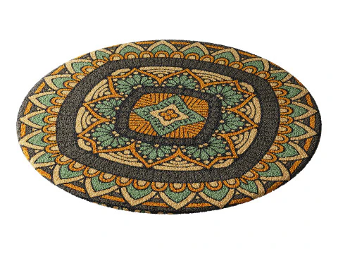 Round carpet 25 3D Model