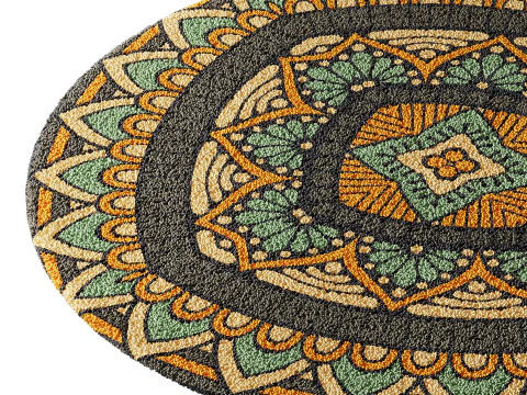 Round carpet 25 3D Model