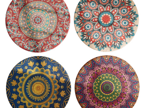 Round carpet 26 3D 모델