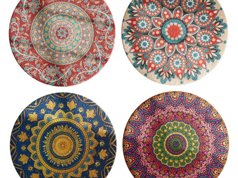 Round carpet 26 3D Model