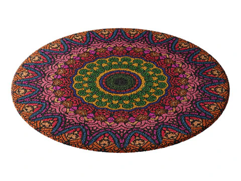 Round carpet 26 3D Model