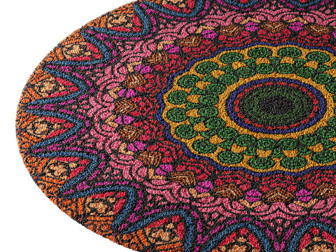 Round carpet 26 3D 모델