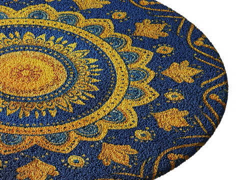 Round carpet 26 3D 모델