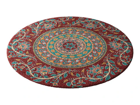 Round carpet 26 3D Model