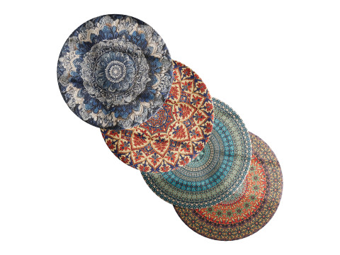 Round carpet 27 3Dモデル