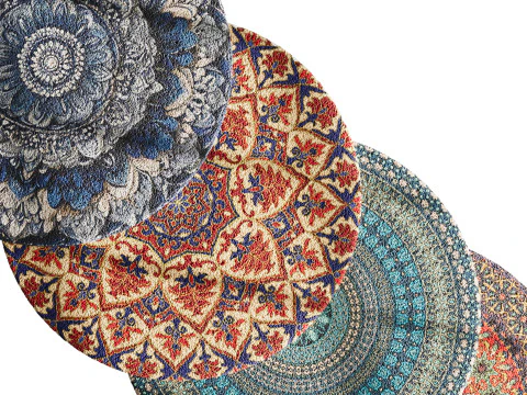 Runder Teppich 27 3D Modell