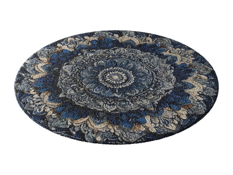 Round carpet 27 3D 모델