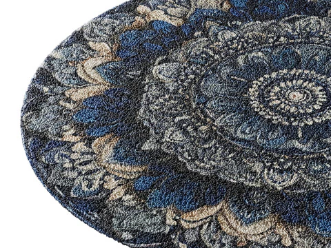 Runder Teppich 27 3D Modell