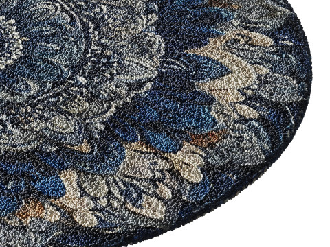 Round carpet 27 3D 모델