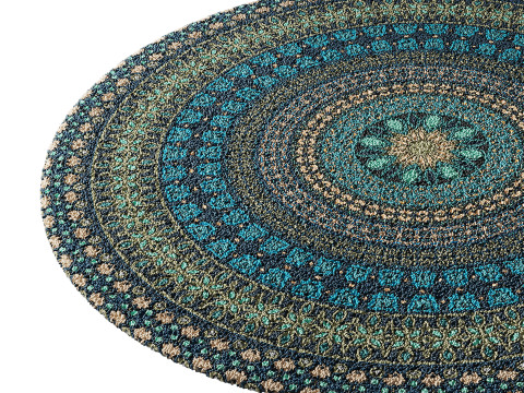 Round carpet 27 3D 모델