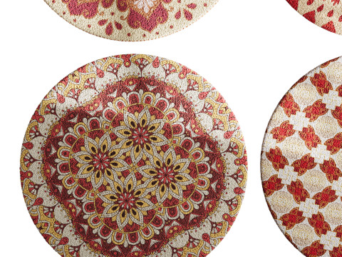Round carpet 29 3D मॉडल