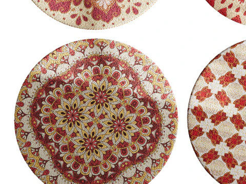 Round carpet 29 3D Model