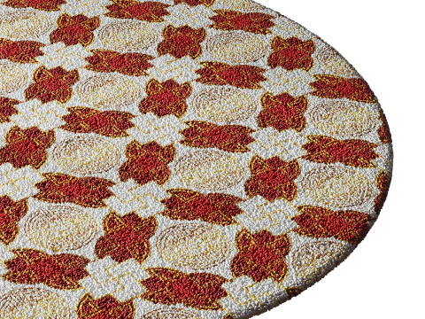Round carpet 29 3D Model