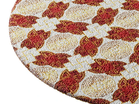 Round carpet 29 3D Model