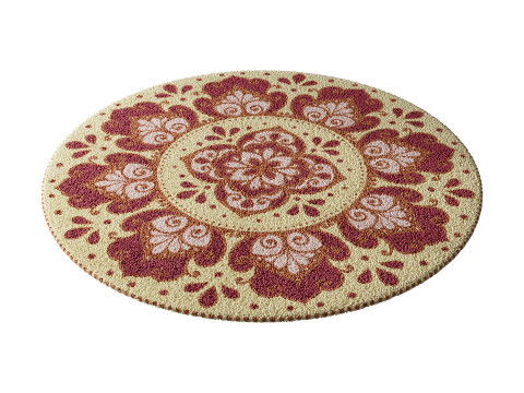 Round carpet 29 3D मॉडल