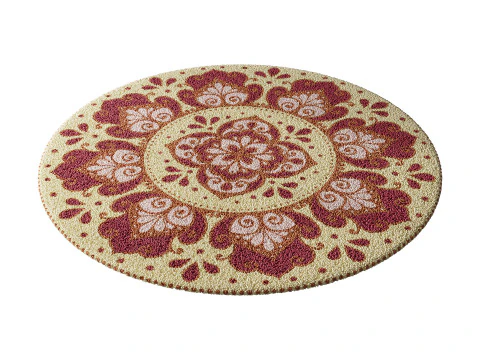 Round carpet 29 3D Model