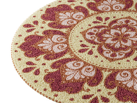 Round carpet 29 3D मॉडल
