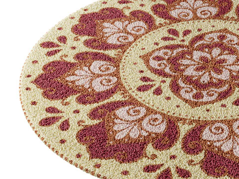Round carpet 29 3D Model