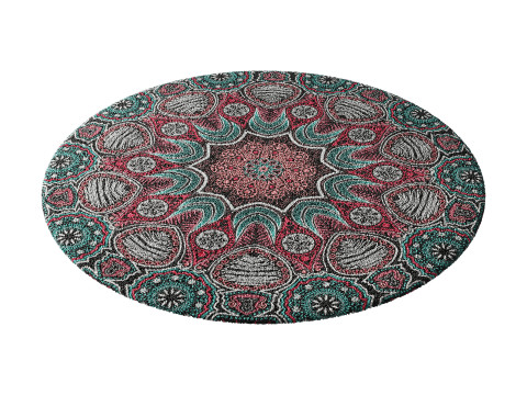 Round carpet 30 3Dモデル