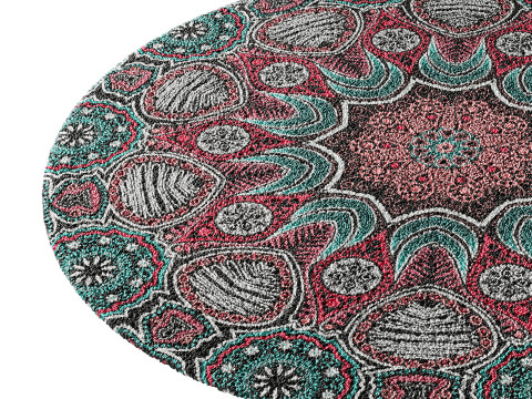 Round carpet 30 3Dモデル