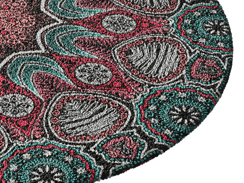 Round carpet 30 3Dモデル