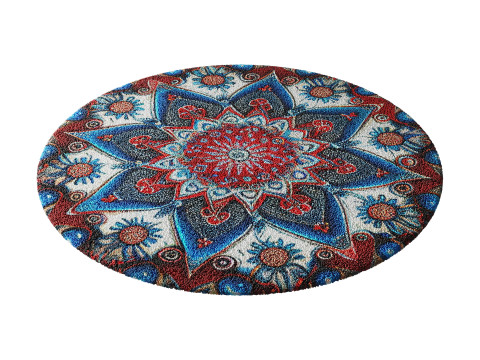 Round carpet 30 3Dモデル