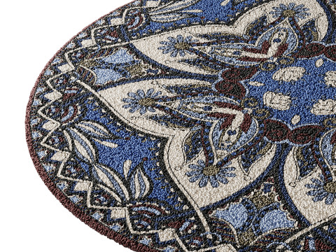 Round carpet 30 3Dモデル
