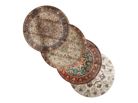 Round carpet 31 3Dモデル