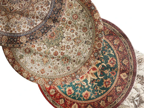 Round carpet 31 3D Model
