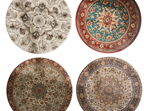 Round carpet 31 3D मॉडल
