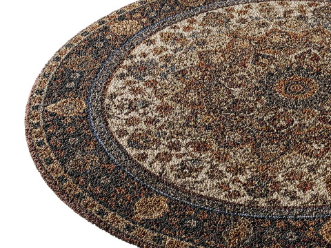 Round carpet 31 3D Model