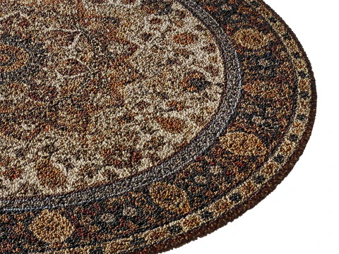 Round carpet 31 3D Model