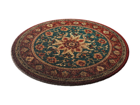 Round carpet 31 3D मॉडल
