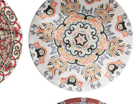 Round carpet 32 Modelo 3D