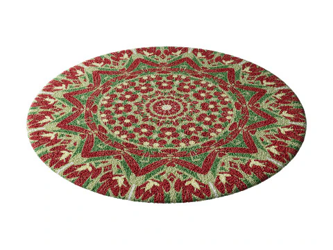 ラウンドカーペット 32 3Dモデル