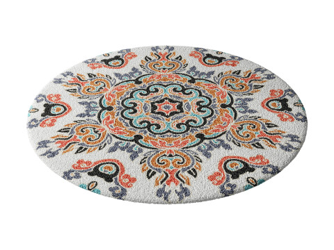 Round carpet 32 Modelo 3D