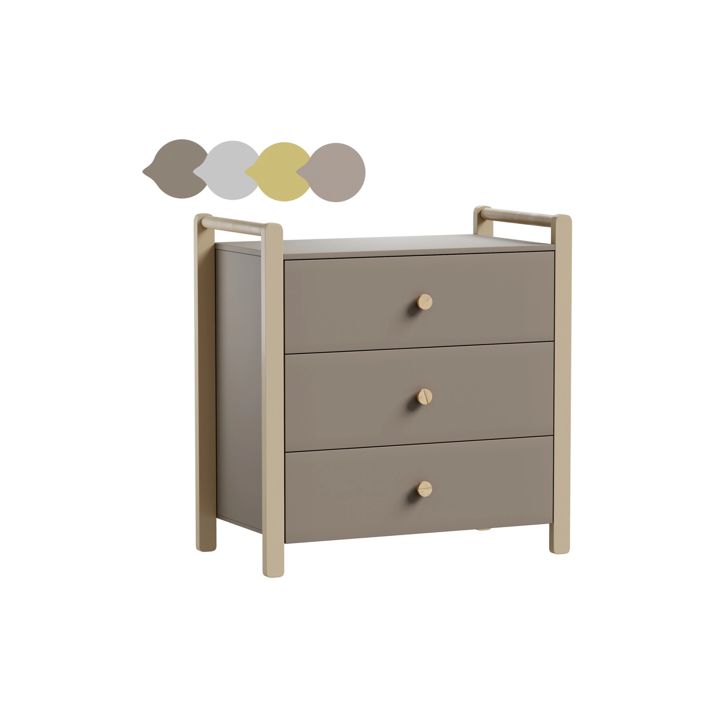 Ruffys Chest of drawers-1 3D Model .c4d .max .obj .3ds .fbx .stl .blend 