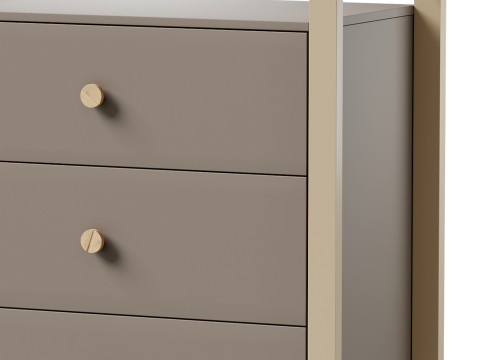 Ruffys Chest of drawers-1 3D मॉडल